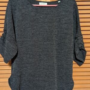 Max Studio Charcoal Knit Top